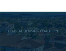 Tablet Screenshot of coastalhousingcoalition.org